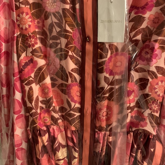 Zimmermann Concert Spliced Mini Shirt-Dress - Picture 8 of 10